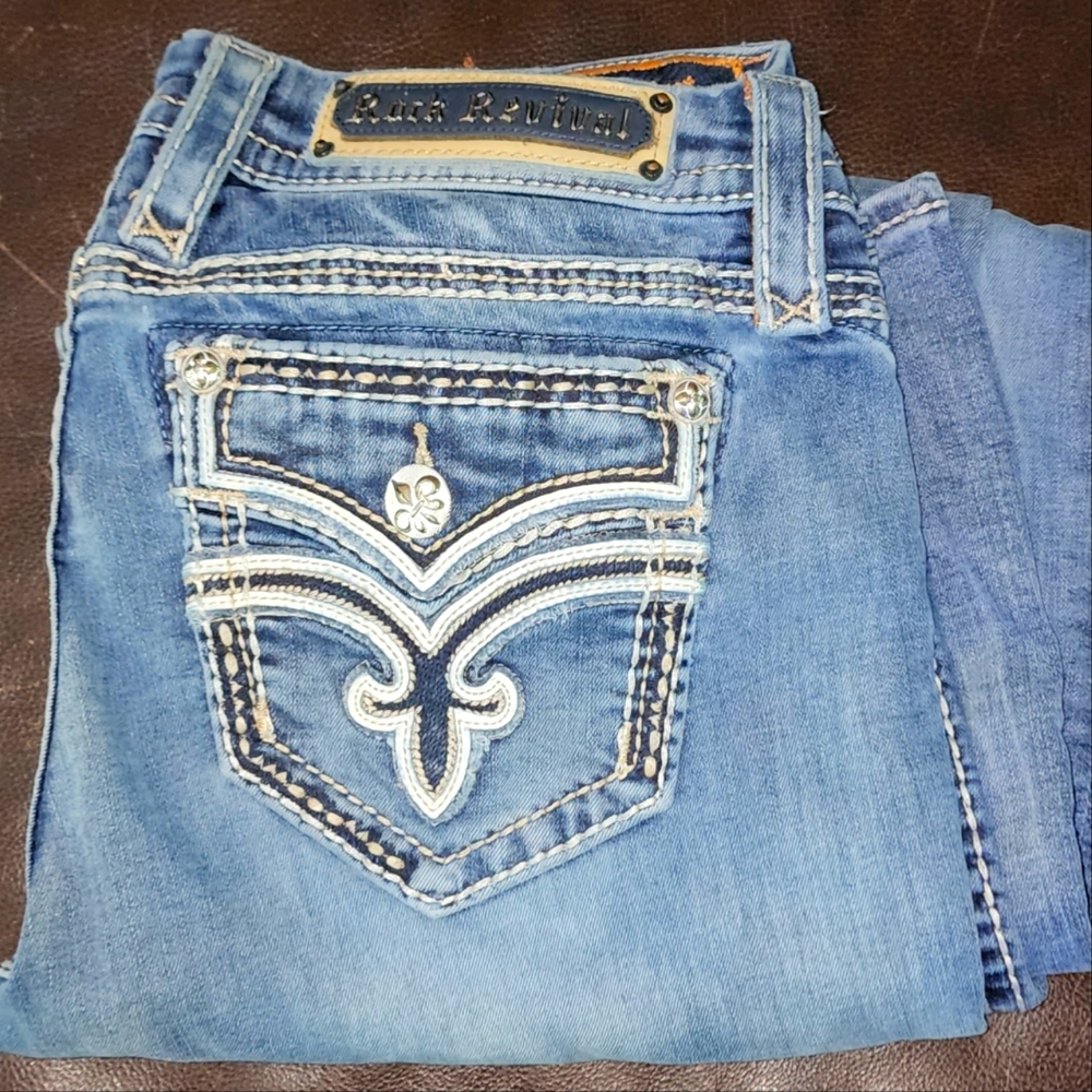 Rock Revival Women's Jeans Easy Boot size 28